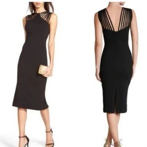 ‘Dress The Population’ Stretchy Beautiful Sleeveless Strappy Dress - Size Small